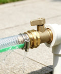 Premium Garden Hose Repair Kit With 3 Male And Female Brass Connectors Plus Stainless Steel Clamps And Gaskets For 5/8 Inch US Thread Hoses Fix Leaks Fast And Keep Your Seasonal Watering Game Strong. brass hose connector on leaking 5/8 inch hose