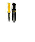 Beefy 4.5 Inch Dive Knife With Magnetic Sheath For Spearfishing And Diving, Half Serrated And Smooth Blade, 420 Stainless Steel