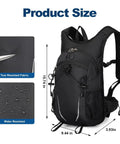 10L Ultra Light Hiking Daypack For Men And Women With Chest Strap Compact Mini Backpack, water and tear resistant nylon