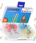 Waterproof Solder Seal Wire Connectors Kit With Heat Shrink Insulated Splice Connectors 50 Pieces in open case