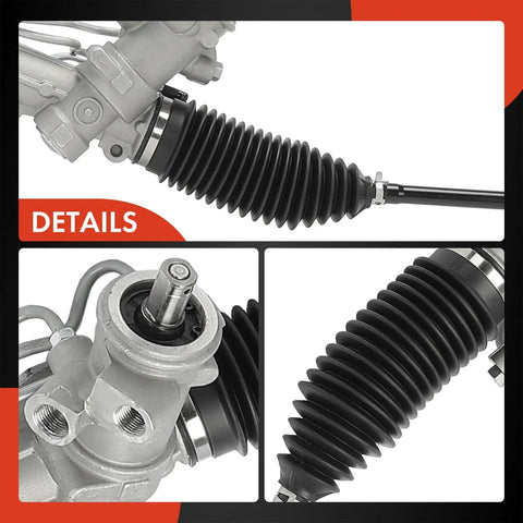 Close-up details of Hydraulic Power Steering Rack And Pinion Compatible With Buick Regal 1988 1993 And Chevrolet Lumina 1990 1993