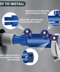 Installation guide for Pipe Extractor Tool Set For Removing Broken Pipes And Nipples Fits Half Inch To One Inch Pipe Capacity