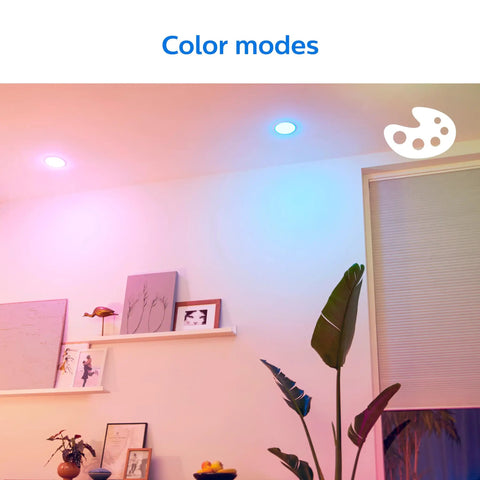 Smart Retrofit Recessed Downlights 4 Pack 5 To 6 Inch Hella Bright Led Color Changing Bulbs With Straight Up Easy Wifi Setup And Voice Control For Home Automation