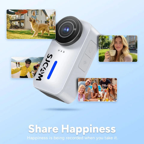 C110 Plus Action Camera 4K Video With Gyro Stabilization And Audio Recording For Vloggers Bundle Includes 64GB Micro SD Card Card Reader