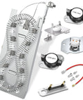 Dryer Heating Element Replacement Kit for Whirlpool Cabrio Maytag Kenmore Elite HE2 HE3 Dryers and Compatible GE Models