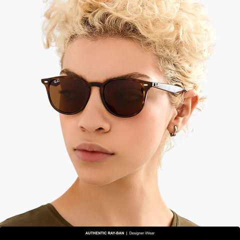 Round Sunglasses With Light Havana Frames And Brown B15 Lenses Unisex 51mm Eyewear For Men And Women Lightweight Italian Made Frame Dope Everyday Style For All Day Comfort