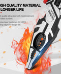 Pro Wire Stripper Tool 8 Inch Multifunctional Linesman Pliers in high quality alloy steel with flames representing durability.