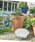 Four Piece Bowl Planter Set For Water Lilies, Lotus And Daffodils Hydroponic Flower Pots For Indoor Gardens, Low Maintenance, No Fuss Watering, Easy Decor For Home Or Office, Versatile Plant Pot Combo, white bowl planter