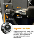 Close-up of UTV Turn Signal Kit With 110dB Horn Plug And Play Prewired Blinker Kit With Lever Column Switch DC 10-48V 10A
