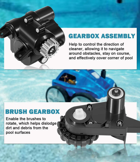 Pro Grade Tune Up Kit For Polaris Quattro P40 P4000 Pool Cleaner Replacement Parts Kit with gearbox and brush gearbox