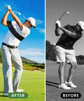 Golf Swing Arm Band Training Aid For Correct Posture And Stable Swing Pro Grade Foldable Elastic Band Arm Trainer demo