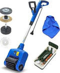 Electric Stand Up Tile Grout Cleaner With Power Roller Brush, Quick Grout Cleaning For Kitchen Bathroom Hallways, Lightweight Under 8 Lbs