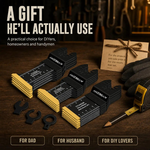 Badass 32 Piece Titanium Oscillating Multi Tool Blade Set For Heavy Duty Metal Cutting Wood Planks Nails Removal And Plastic Demolition Projects With Sharp Kick Ass Edges And Top Shelf Durability