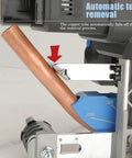 Heavy Duty Cordless Electric Tube Bender Machine With Hydraulic Power Kit And Four Dies showing automatic tube removal mechanism.