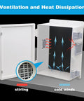 Open Outdoor Waterproof Electrical Junction Box Weatherproof Nema Enclosure Made From Durable ABS Plastic with Ventilated Design