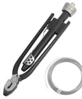Six Inch Safety Wire Pliers With Twenty Five Foot Stainless Twist Wire Tool 032 Gauge Lock Grip For Motorcycle Dirt Bike Grips Aircraft Auto Industry For Professional Shop Use, pliers and coiled wire