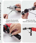General installation of Drill Powered Sheet Metal Cutter And Nibbler Attachment For Heavy Duty Metal Cutting
