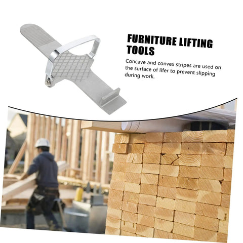 Professional Grade Heavy Duty Aluminum Alloy Furniture Lifter Tool Kit Featuring Anti Slip Leverage, showing tools with textured grip.