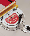 Miter Gauge For Table Saw With Laser Cut Protractor Head, Gold Anodized Track Fence, Zero Side Play, and Precision 5 Degree Indexed Stops