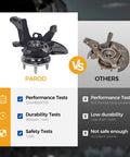 Comparison of Parod Front Right Steering Knuckle Assembly With Wheel Hub Bearing for 2005-2012 Ford Escape vs other brand