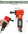Upgraded Air Angle Grinder 90 Degree Right Angle Die Grinder At 20000 Rpm for precision use with heavy duty accessory kit.
