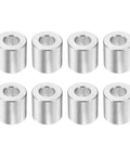 Top Shelf Aluminum Spacer Bushings 8 Pack Straight Round Config 3 4 Outer Diameter X 3 8 Inner Diameter X 3 4 Long Plain Unthreaded Metal Standoffs