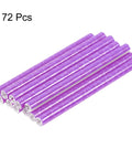 Reflective Spoke Skins 72Pcs For Bikes And Motors 0.2 Inch Spoke Covers 5mm Wheel Trim Wrap 360 Degree Visibility Purple