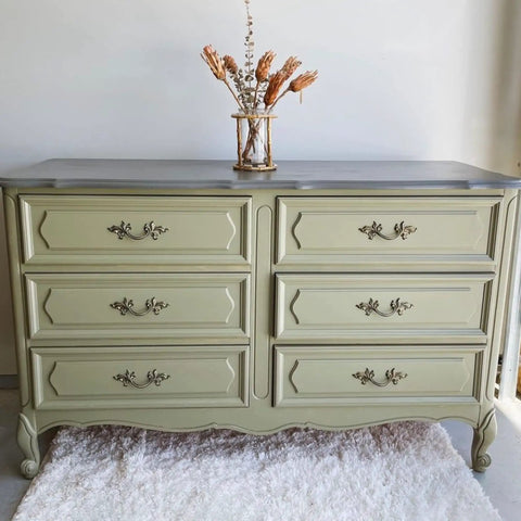 All In One Refinishing Paint For Furniture And Cabinets Sage Quart No Stripping Sanding Or Priming Needed Quick And Easy Application For Wood Furniture Tables Chairs And More