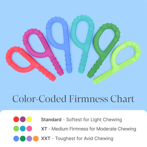 Textured Grabber Sensory Chew For Kids And Adults Chill Calming Fidget Toy For Autism ADHD SPD Anxiety Medical Grade Oral Motor Therapy Tools Chewy Texture To Soothe Nerves And Improve Focus At School Work Or Home