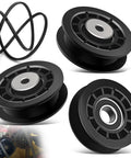 Heavy Duty Pulleys And Belt Kit For AWD Lawn Tractors, Includes 2 Pulleys And 1 Belt, Replaces 580364610 580364605