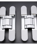 Two Pack Heavy Duty 40Kg Wooden Door Hinges For 180 Degree Opening Adjustable Hidden Casement Interior Gate Invisible Hinge Set