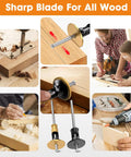 Dead Nuts Accurate Adjustable Wheel Marking Gauge For Woodworking Smooth Operator Scribe Tool Solid Brass Build in use for precise wood scoring.