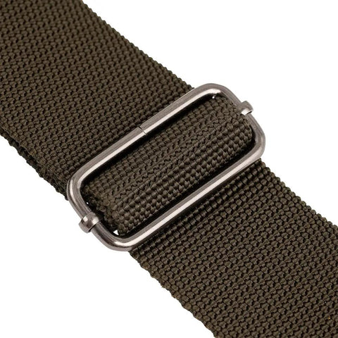 Close-up of Infinity Belt from Two Bag Brown Tool Belt With Reinforced Pouch Bottoms, Barrel-Style Pouches, adjustable up to 52 inch waist