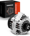 Drop In Replacement 12V 105A Alternator For GM Trucks And SUVs Direct Fit With 6 Groove Pulley And 4 Pins Fits Chevrolet Silverado Avalanche Express Astro Cadillac Escalade GMC Models Replaces 10480388 10464438 19244727