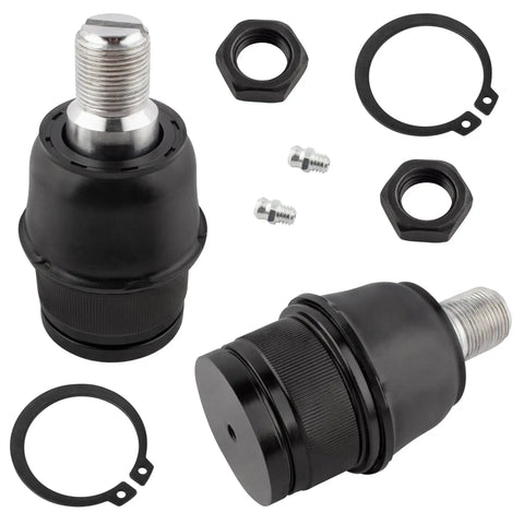 Beefed Up 11 Piece Front Suspension Kit For Ford F 250 F 350 Super Duty 2005 2006 2007 With Front Outer Tie Rod Ends Tie Rod Drag Link Tie Rod Adjusting Sleeve Upper And Lower Ball Joints And Sway Bar, black ball joint