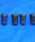 Straight Up Legit Six Pack Of Fresh S58 Insert Shim Screws Beat Down Tough Indexable Tool Holder Backup Fasteners on blue background.