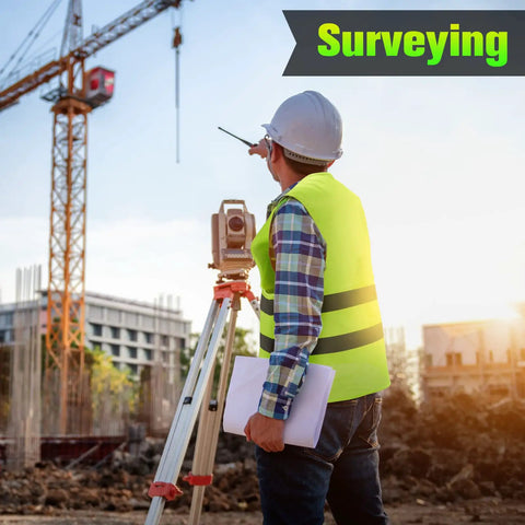 Surveyor in High Visibility Reflective Safety Vests 40 Pack Mesh Security Vests For Men And Women Neon Bulk Set outdoors