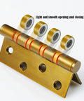 Beefy 4 Inch Stainless Steel Flat Door Hinges For Interior And Security Doors Anti Theft Ready Bronze Matte Black Yellow Bronze Sand