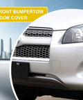 Toyota RAV4 Front Bumper Tow Hook Cover Silver Replacement 2012 2013 7th Gen Models 53286 0R040 53285 0R040