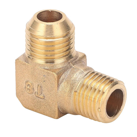 Brass Right Angle Elbow 90 Degree Threaded Adapter 13x14mm for Pneumatic Systems and Air Compressors in Harsh Environments