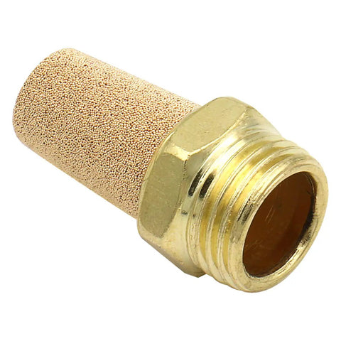 Top Notch Brass Pneumatic Muffler Exhaust Silencer Kit Half Inch Thread Noise Reducer For Compressed Air Cylinders And Valves Pack Of 5 No Sweat Install Slick Fit Design