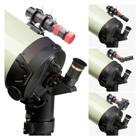 1.25 Inch 50mm Dual-Speed Focusing Telescope Finder Scope for Auto Guiding Cameras on telescope with multi-angle view