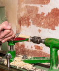 Woodturning with green lathe equipment using 20 Pack Insulating Pen Bushings For Woodturning, White Nonstick Durable Bushings.