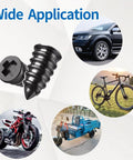 Tire Repair Rubber Nail Kit With Extraction Pliers Screwdriver And Gloves 40 Piece Vacuum Tire Repair Screws Emergency Tubeless Tire Plug Kit wide application for vehicles