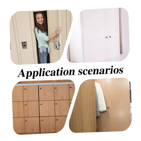 Premium Zinc Alloy File Cabinet Lock Replacement Cam Key Set For Locking Desk Drawers Office Files And Storage Boxes With Two Keys in lockers and cabinets.