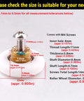 No Hassle Top Shelf Heavy Duty 23Mm Shower Door Rollers Wheels 4 Pc Replacement Parts For Sliding Glass Bathroom Track. Measuring details.