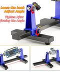 360 Degree Rotating Soldering Clamp Holder for PCB and Circuit Boards, Adjustable Helping Hand Soldering Stand, close-up of adjustable joints