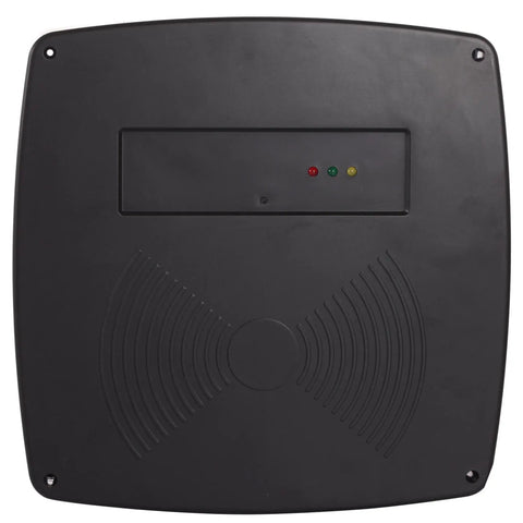 Front view of Wiegand 26 Bit 125KHz Card Reader for Access Control and Parking System with LED indicators