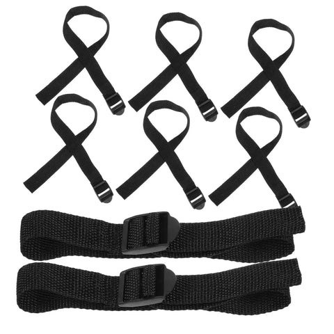 Garden Aerator Shoes Straps Eight Pack Turf Spike Laces for Easy Lawn Aeration and Garden Care Durable Sandal Straps