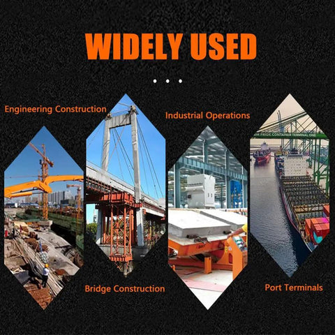 Various industrial applications of the Top Shelf Horizontal Plate Lifting Clamp For Steel And Stone With 5 Ton Capacity Knockout Grip System.